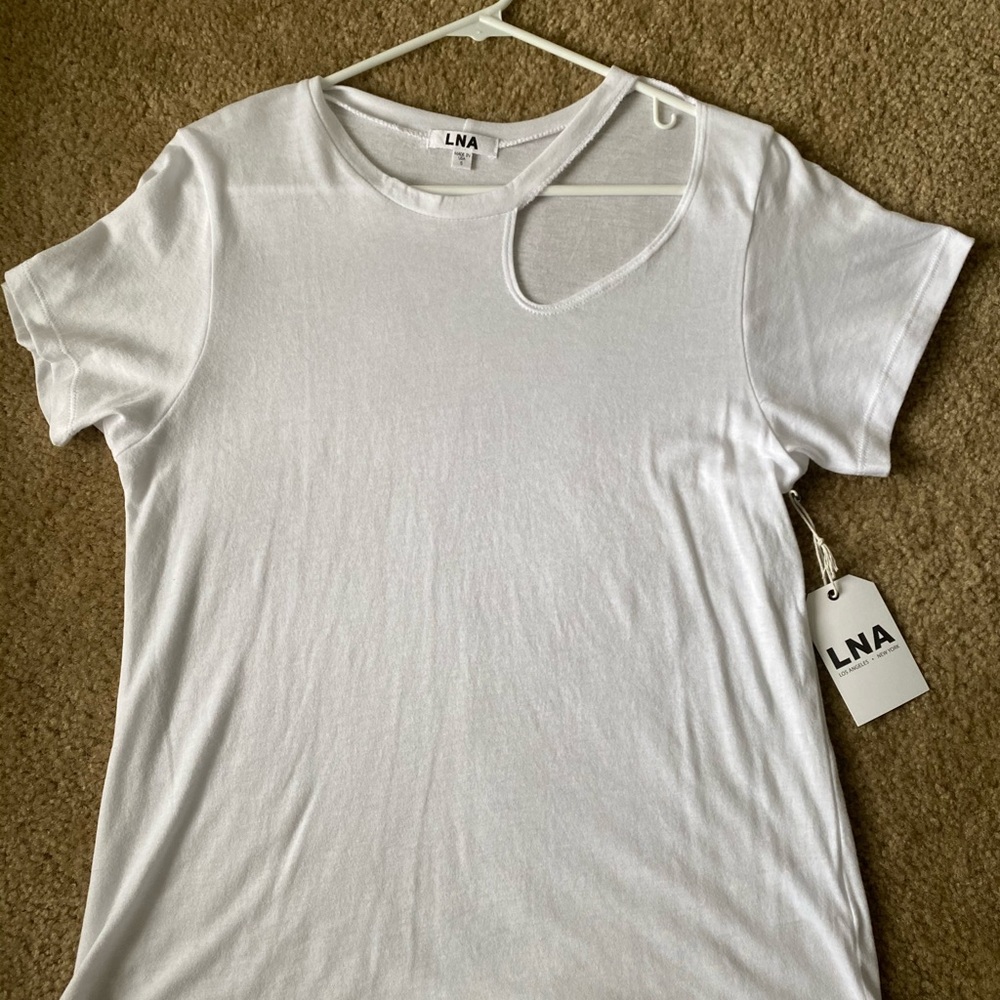 NWT LNA Distressed / Ripped T-Shirt